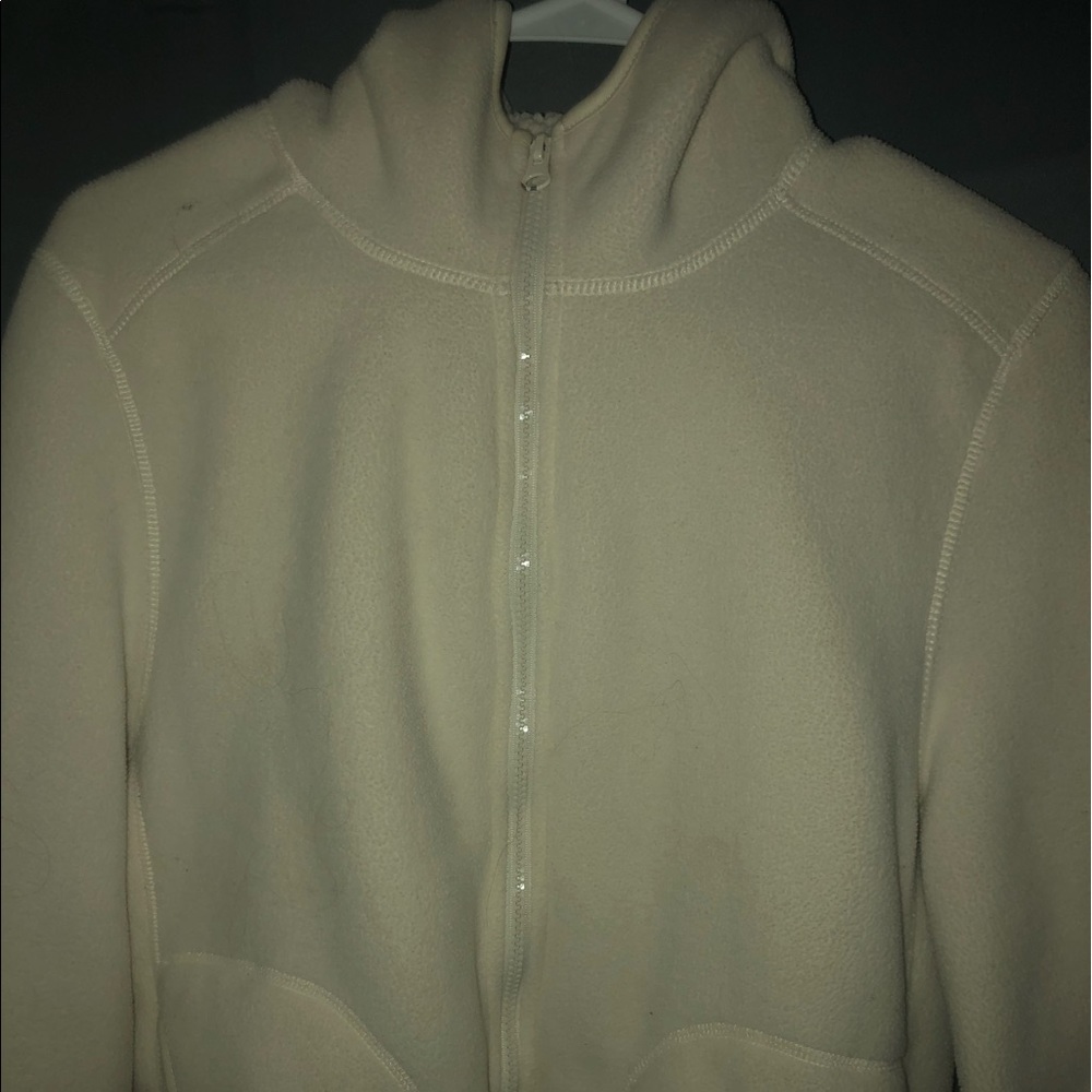 White cozy sweater